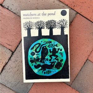 1961 Watchers at the Pond Trees Wasps Frogs Birds Nature Naturalist Owl Raccoon